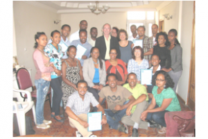 L'équipe de Hadassah à l'orphelinat de Addis-Abeba