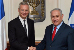 Bruno Le Maire et Benyamin Netanyahou