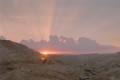 Sunset over the Zin Valley in the Negev Desert Photo Credits: Dani Machlis/BGU